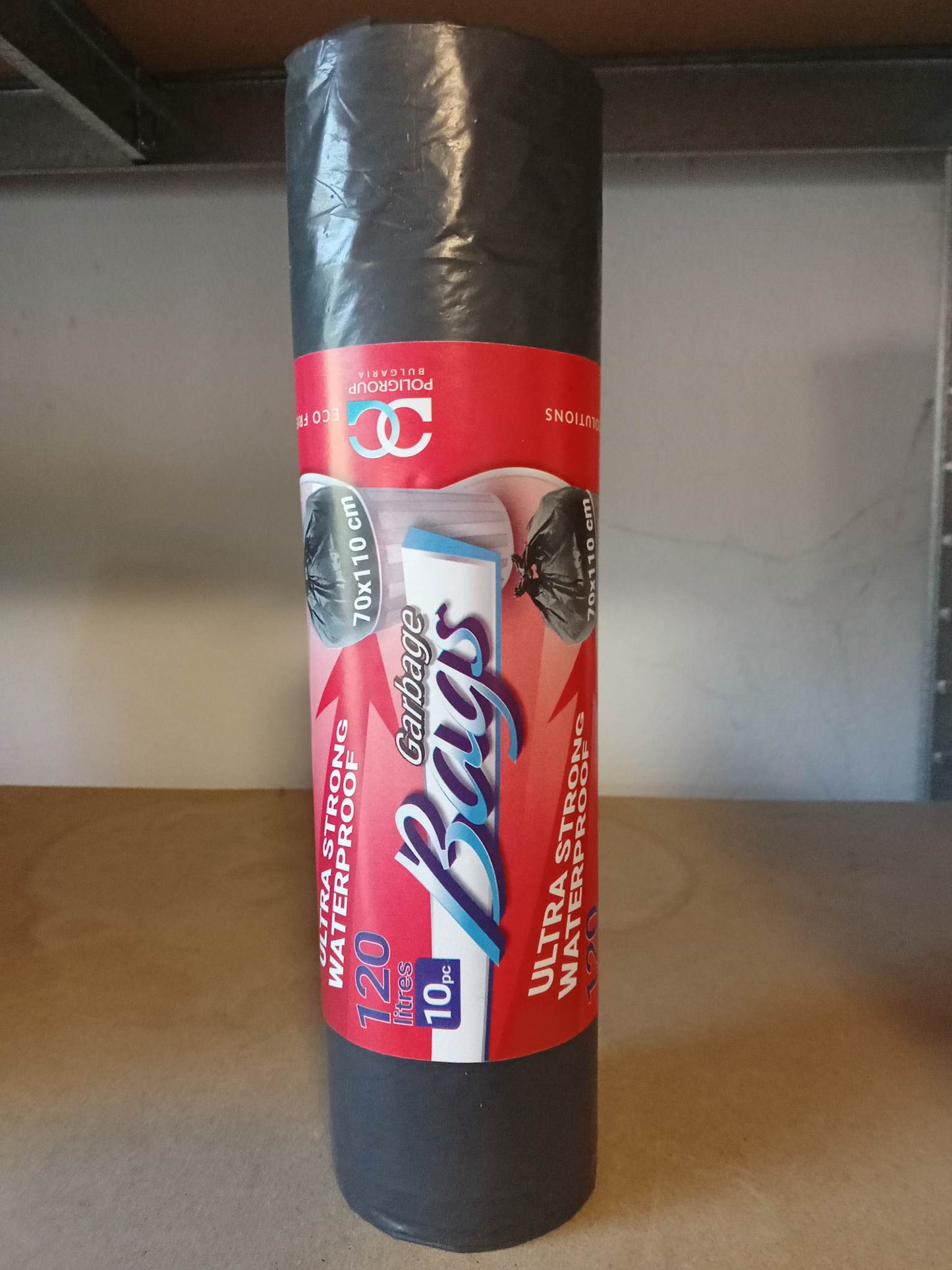 Чувал за смет плътни, 120л, 10бр.