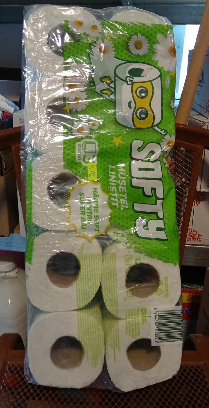 ТОАЛЕТНА ХАРТИЯ 10 РОЛКИ, ТРИПЛАСТОВА, РУМЪНСКА