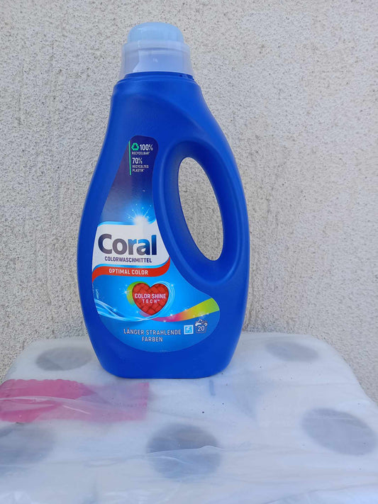 Гел за пране Coral, немски, 20 пранета