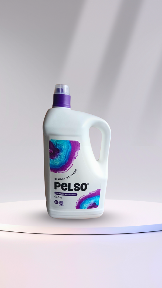 ГЕЛ ЗА ПРАНЕ PELSO, 5 Л., 100 ПРАНЕТА, УНГАРСКИ , ЗА ЦВЕТНО ПРАНЕ