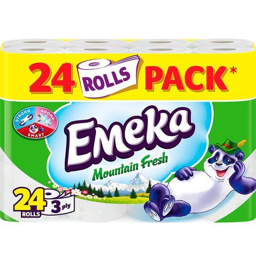 Тоалетна хартия ЕМЕКА 24 ролки